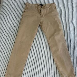 American Eagle Outfitters Men's Slim Straight Extreme Flex Khaki Chinos